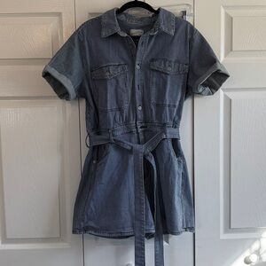 Universal Thread Short Sleeve Denim Jumpsuit